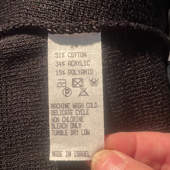 NWOT Roni Bis Pull On Sweater Knit Pant with Leg Pocket LG - Picture 8 of 8